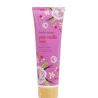 Bodycology Moisturizing Body Cream, Pink Vanilla Wish, 8 oz (pack of 2)