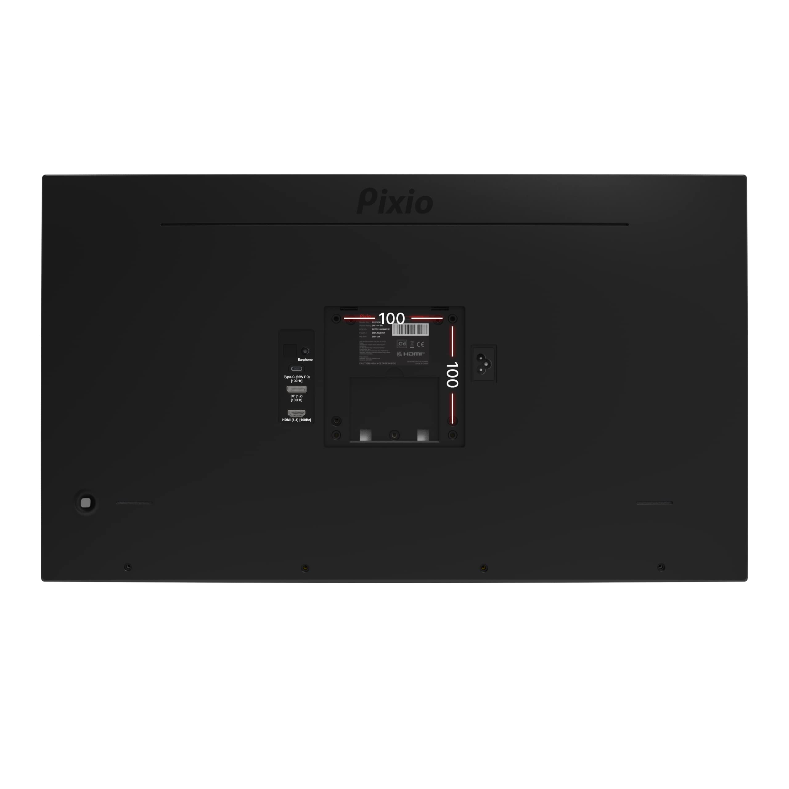 Pixio PX275C Prime 27 inch WQHD 1440p 100Hz Edge to Edge Bezel Less Design USB Type C Displayport Alt Mode and 65W Charging Laptop IPS HDR FreeSync 27 inch Productivity Gaming Monitor