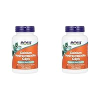 NOW Supplements, Calcium Hydroxyapatite Caps, Supports Bone Health*, 120 Capsules (Pack of 2)