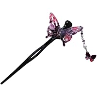 Japanese Traditional Butterfly Design Kanzashi Hair Pin Stick
