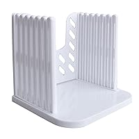 Toast Slicer Bread Slicer For Homemade Bread Folding Adjustable Thicknesses Bread Cutter Kitchen Baking Tools (White) Roast Cutting Guide