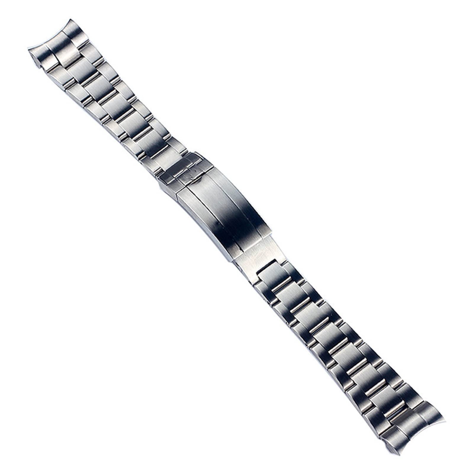TRDYBSK Stainless Steel Watch Band Fit for Water Ghost 21mm 20mm Metal Strap Watch Accessories Men Watch Band Chain (Band Color : 21mm)
