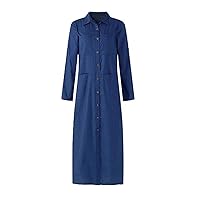 European and American Women's Clothing Elegant and Fashionable Casual Long Sleeved Dress