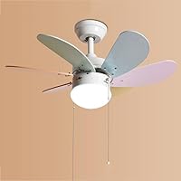 Ceiling Fans with Lamps,Dining Room Living Room Bedroom with Fan Lights American Simple Led Children Fan Chandeliers