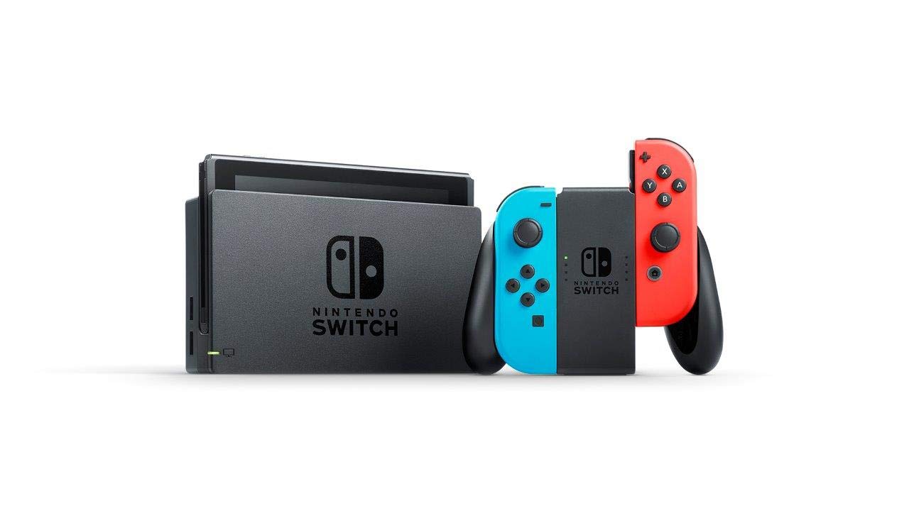 Nintendo Switch w/ Neon Blue & Neon Red Joy-Con + Mario Kart 8 Deluxe (Full Game Download) + 3 Month Online Individual Membership