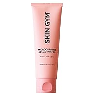 Skin Gym Microcurrent Gel for Face - Conductive Gel for Microcurrent Wand that Hydrates & Nourishes Skin, For All Skin Types, Perfect for Facial Workout & Microcurrent Devices, 2.7 Fl Oz