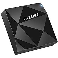 CARLIET Wireless CarPlay Adapter, Wireless Car Dongle for OEM Wired Apple CarPlay Cars from 2015, Support Online Update, Plug & Play