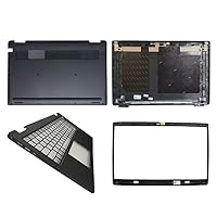 Laptop Replacement Shell Compatible for Dell Latitude E3520 3520 0DJP76 460.0NG07.0032 0H5YMR 04Y37V 017XCF LCD Back Rear Top & Bezel & Palmrest Upper & Bottom Base Cover Case