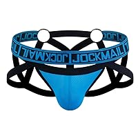 JOCKMAIL Mesh Breathable Jockstrap Athletic Supporters for Men Jock Strap Male Underwear