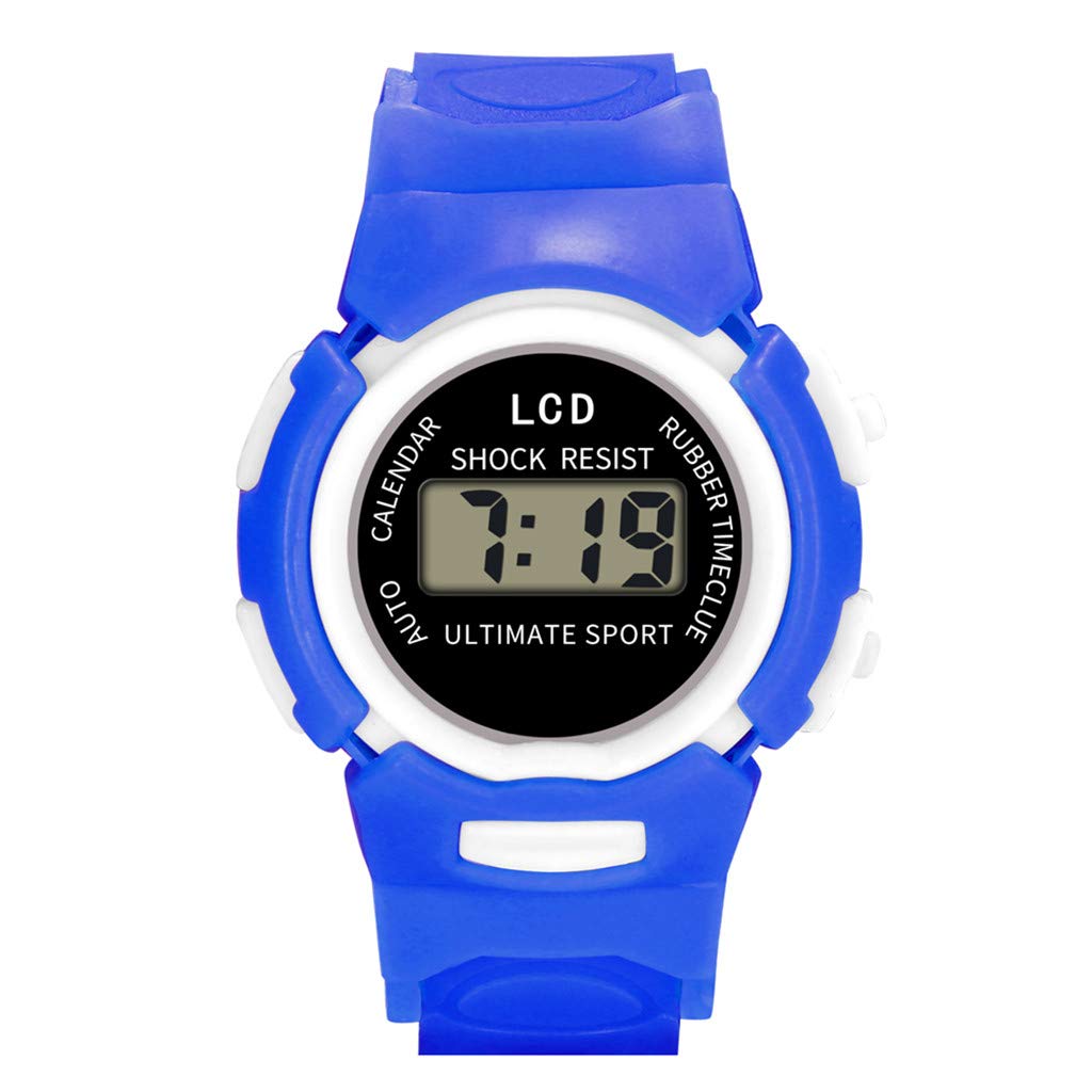 Children Analog Digital Sport Waterproof LED Electronic Girls Watch Wrist Kid's Watch Watches for Watches Boys
