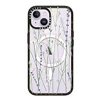 CASETiFY Impact iPhone 14 Case [4X Military Grade Drop Tested / 8.2ft Drop Protection/Compatible with Magsafe] - Gigi Garden Florals - Glossy Black