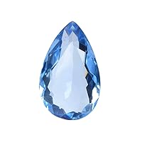 53.20 Ct Brazilian Blue Topaz Pear Shape Blue Topaz, Blue Topaz Loose Gemstone for Jewlery Making