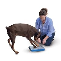 Digger Dog Nail File Board - Stress Free Alternative to Dog Nail Clippers and Dog Nail Grinders - Easy and Fun Dog Nail Scratch Board - Dog Scratcher for Small and Large Dogs (Blue)