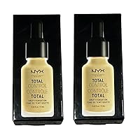 Pack of 2 NYX Total Control Drop Foundation, Natural # TCDF07