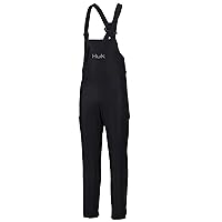 HUK mens Grand Banks Bib, Waterproof & Wind-resistant Rain BibCasual Pants