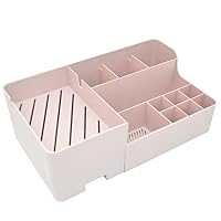 Makeup Box Makeup Jewelry Organizer 1 Drawer with 12 Compartments and Mirror for Cosmetics, Jewelries, Cosmetic Storage Box Cosmetic Bags (Color : Pink, Size : No Mirror)
