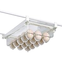 Refrigerator Drawer Egg Tray Refrigerator Organizer Space-saving and Easy to Clean Used to Store Food Can Make The Refrigerator Look More Beautiful and Tidy(transparent,Egg Carton)