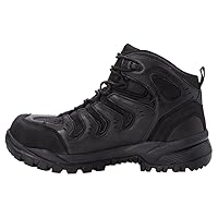 Propet Mens Sentry 6 Inch Electrical Composite Toe Work Safety Shoes Casual - Black