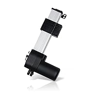 PROGRESSIVE AUTOMATIONS Track Linear Electric Actuator 12V (6 in. 150 lbs.) Innovative Design & Durable Stroke. for Home, Office, Hospitality, Robotics, Cabinetry, Homecare beds. PA-18-6-150