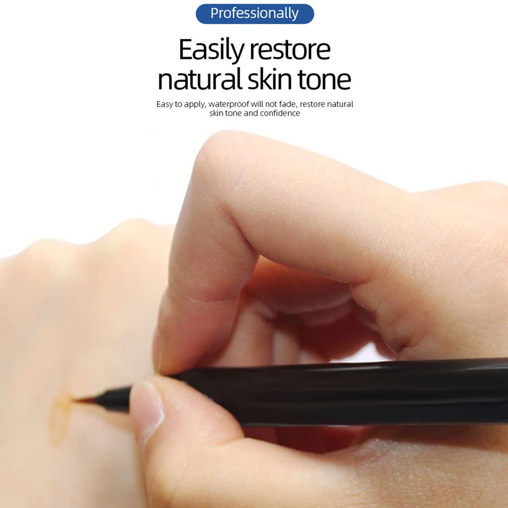 White Spots Concealer Pen Waterproof Long Lasting Vitiligo Scars Birthmarks Cover Pencil Natural Camouflage Makeup Pen Concealers & Correctors