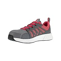 Reebok Women's Rb431 Fusion Flexweave Safety Composite Toe Athletic Work Shoe Black and Grey Industrial