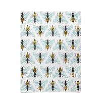 Cat Coquillette Honey Bee Pattern Poster, 18x24, Multi