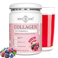 Skin Glow Collagen Powder Marine Collagen Supplements for Women & Men with Biotin, Vitamin A, C,E, Hyaluronic Acid, for Glowing Skin,Anti Ageing, Firmness, Elasticity, Healthy Hair and Nails.