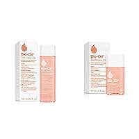 Bio-Oil Skincare Body Oils for Scars, Stretch Marks, Dry Skin, and Face Moisturizer, 4.2 oz and 2 oz