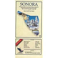 Sonora, Mexico, State and Major Cities Map (Spanish Edition)