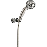 Delta Faucet 5-Spray Touch-Clean Wall-Mount Hand Held Shower with Hose, Stainless 55436-SS-PK