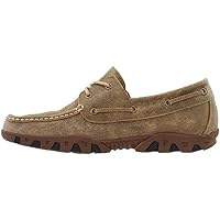 Italia Mens Loafer Boat Casual Shoes - Brown