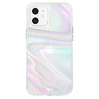 Case-Mate - SOAP Bubble - Case for iPhone 12 Mini (5G) - 10 ft Drop Protection - 5.4 Inch- Iridescent Swirl
