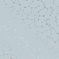 Novogratz x Tempaper Powder Constellations Removable Peel and Stick Wallpaper, 20.5 in X 16.5 ft, Made in the USA