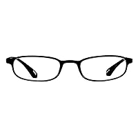 Flex 2 Lightweight Flexible Oval Frame Readers, Black, 2.50