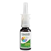 ClearLife Extra Strength Multi-System Allergy Relieving Nasal Spray Mist - 8 Powerful Homeopathic Actives Provide Potent Maximum Congestion, Itchiness & Sinus Pressure Relief - Non-Drowsy - 0.68 oz
