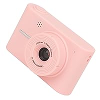 Digital Camera, 40MP 1080P Dual Lens HD Video Selfie Camera with Fun Frame Filter, 8X Zoom Anti Shake Autofocus Compact Camera for Life Travel Vlogging, Gift for Students (Pink)