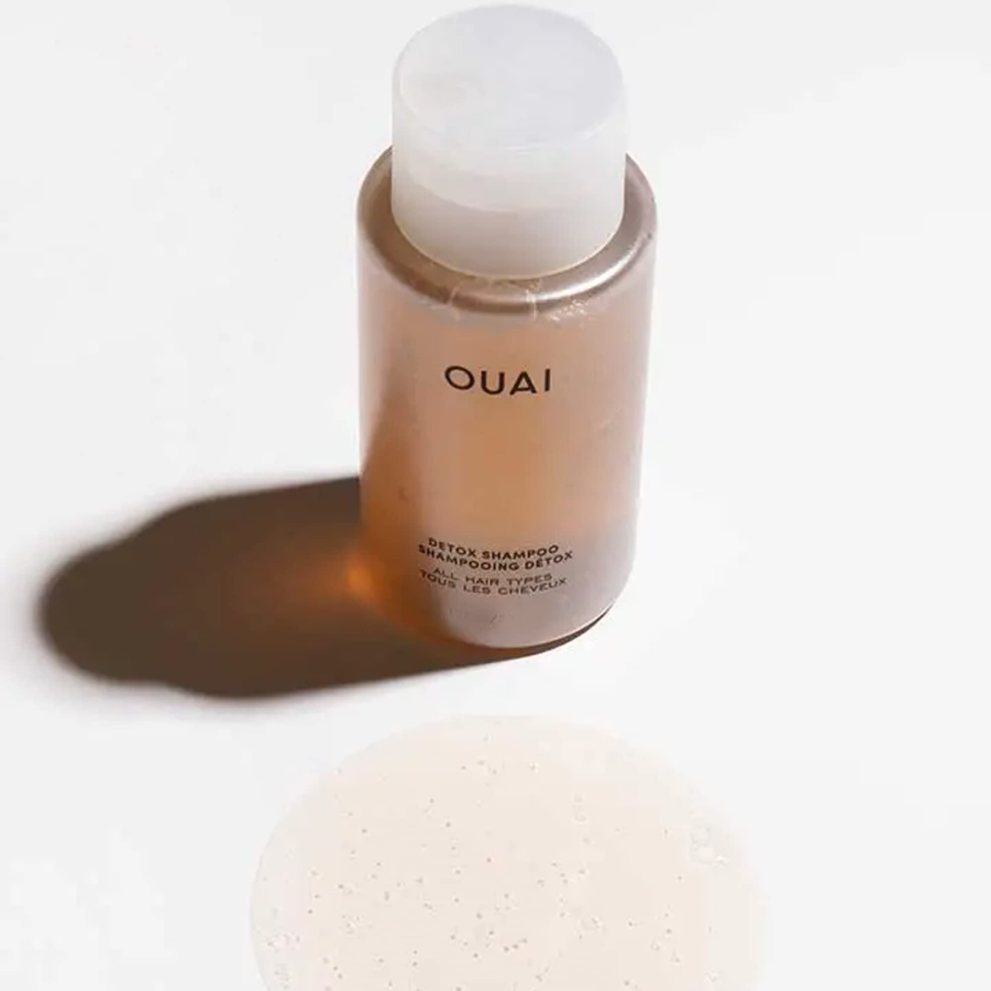 OUAI Detox Shampoo. Clarifying Cleanse for Dirt, Oil, Product and Hard Water Buildup. Get Back to Super Clean, Soft and Refreshed Locks (3 oz)