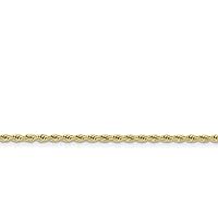 Stainless Steel Ip Gold Plated Polished Fancy Lobster Closure 2.3mm 30inch Rope Chain Necklace 30 Inch Jewelry for Women