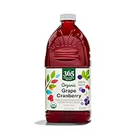 365 by Whole Foods Market, Organic Grape Cranberry Flavored Juice Blend from Concentrate, 64 Fl Oz