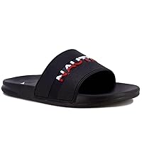 Nautica Men's Open Toe Slide Sandals - Comfortable Indoor & Outdoor Shower Slippers