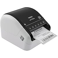 Brother QL1110NWB QL-1110NWB Wide Format, Postage and Barcode Professional Thermal Label Printer with Wireless Connectivity, 4