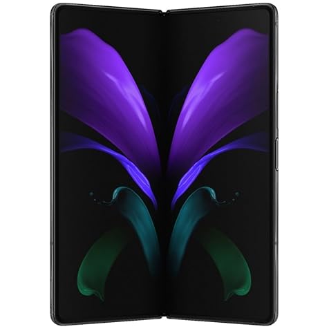 Samsung Electronics Galaxy Z Fold 2 5G | Factory Unlocked Android Cell Phone | 256GB Storage | US Version Smartphone Tablet | 2-in-1 Refined Design, Flex Mode | Mystic Black (SM-F916UZKAXAA) (Renewed)