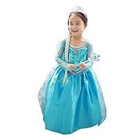 Princess Costume Dress Up for Little Girls' Christmas and Birthday Parties