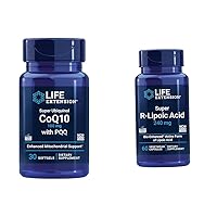 Super Ubiquinol CoQ10 with PQQ, CoQ10, PQQ, shilajit, Heart Health & Super R-Lipoic Acid – Longevity Supplement for Oxidative Stress Defense