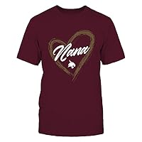 FanPrint Texas State Bobcats - Be Kind - Love - University Logo Gift T-Shirt