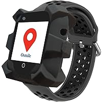 OSMILE ED1000 (L) Ruggedized Anti-Lost GPS Tracking Watch for People with Dementia, Autism, and Other Disabilities (Tempered Glass, IP68 Waterproof, Shock-Resistant Durable Design)