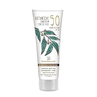 Botanical SPF 50 Tinted Sunscreen for Face, Non-Chemical BB Cream & Mineral Sunscreen,Water-Resistant,Matte Finish,For Sensitive Facial Skin,Rich to Deep Skin Tones, 3 FL Oz, Rich-Deep