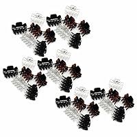 40 PC Small Mini Hair Clips Hair Claw Clamps Women Girls No Slip Jaw Hairstyles