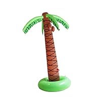 ERINGOGO 1pc Water Spraying Toy Inflatable Coconut Tree Outdoor Playset Toys Hawaiian Luau Party Favors Blow up Tree Beach Water Toy Summer Accessories Spray Water Lawn Child, SHS3535811R
