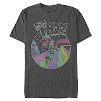 Marvel Universe Grunge Thor Young Men's Short Sleeve Tee Shirt